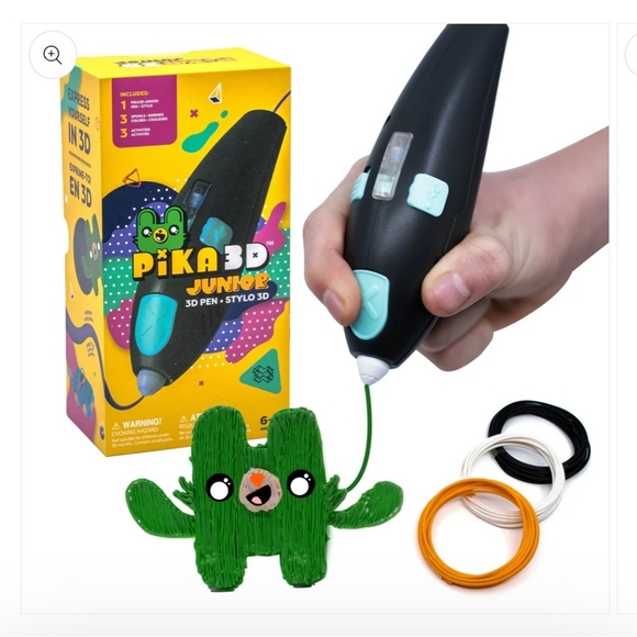 Pika3D Junior Kids 3D Pen - Ages 6 & up - Picture 1 of 7